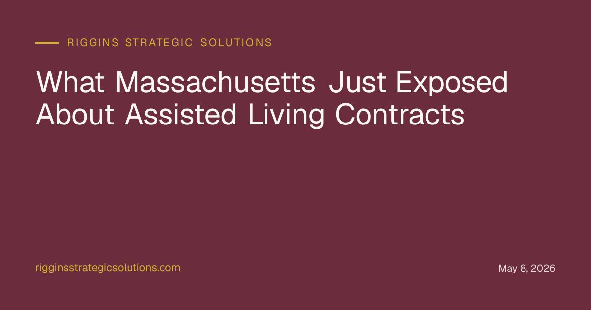 What Massachusetts Just Exposed About Assisted Living Contracts ...